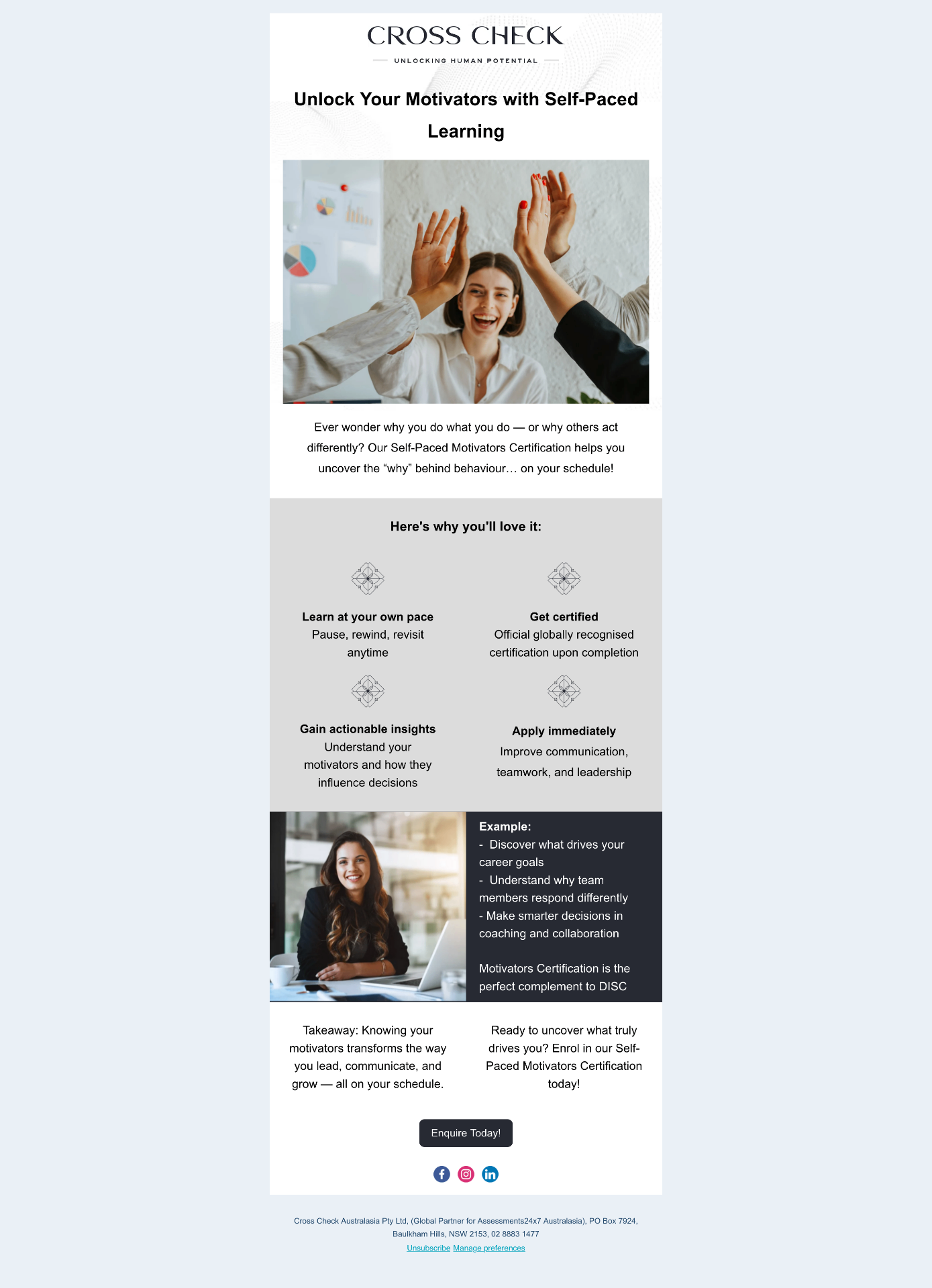 Self-Paced Motivators Certification launch