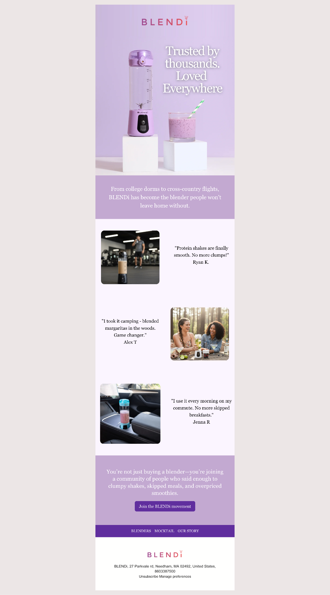 Trusted by thousands — social proof