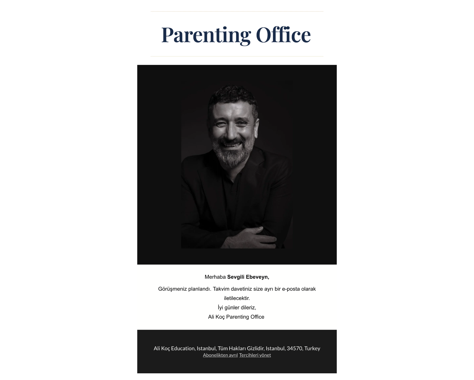 Parenting Office — meeting scheduled