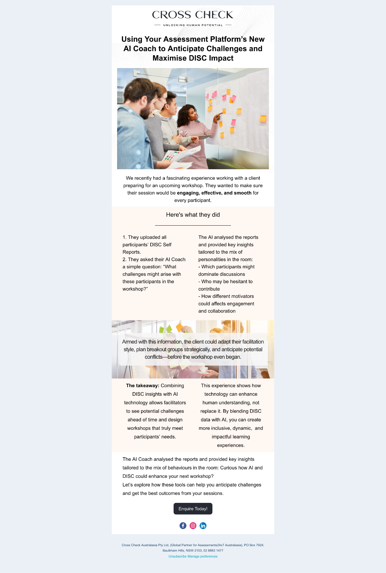 AI Coach × DISC workshop case study